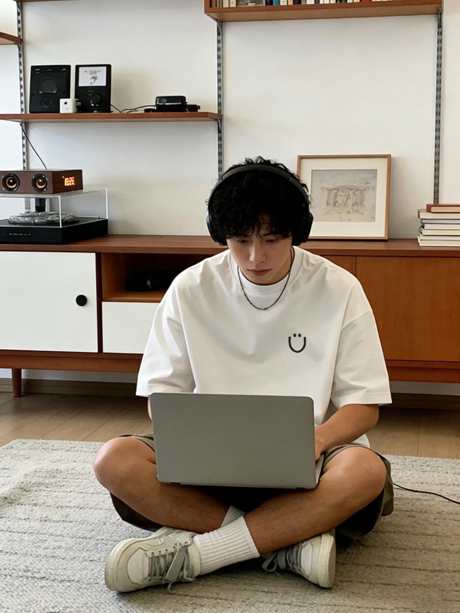 美式潮流 RockMan 圓領TEE 純棉親膚 重磅260G 寬鬆版型