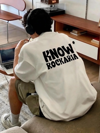 美式潮流 RockMan 圓領TEE 純棉親膚 重磅260G 寬鬆版型