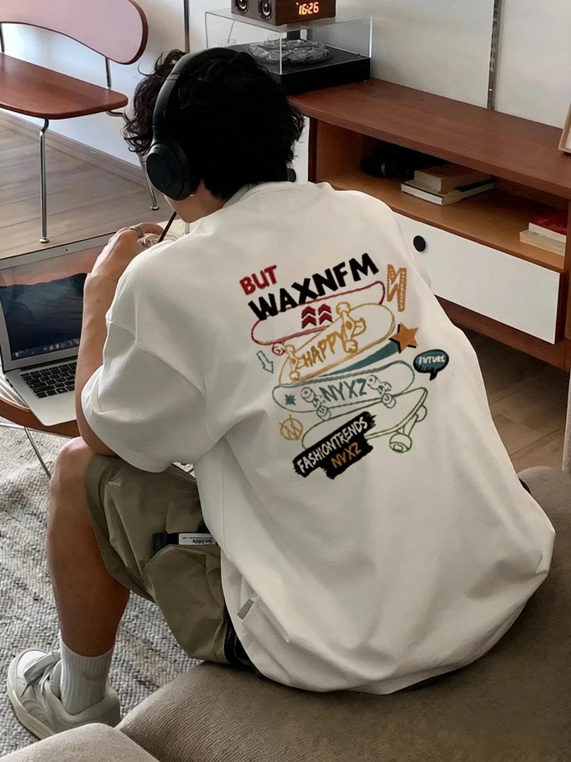 美式潮流 BUTWAX 圓領TEE 純棉親膚 重磅260G 寬鬆版型