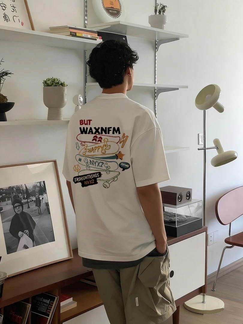 美式潮流 BUTWAX 圓領TEE 純棉親膚 重磅260G 寬鬆版型