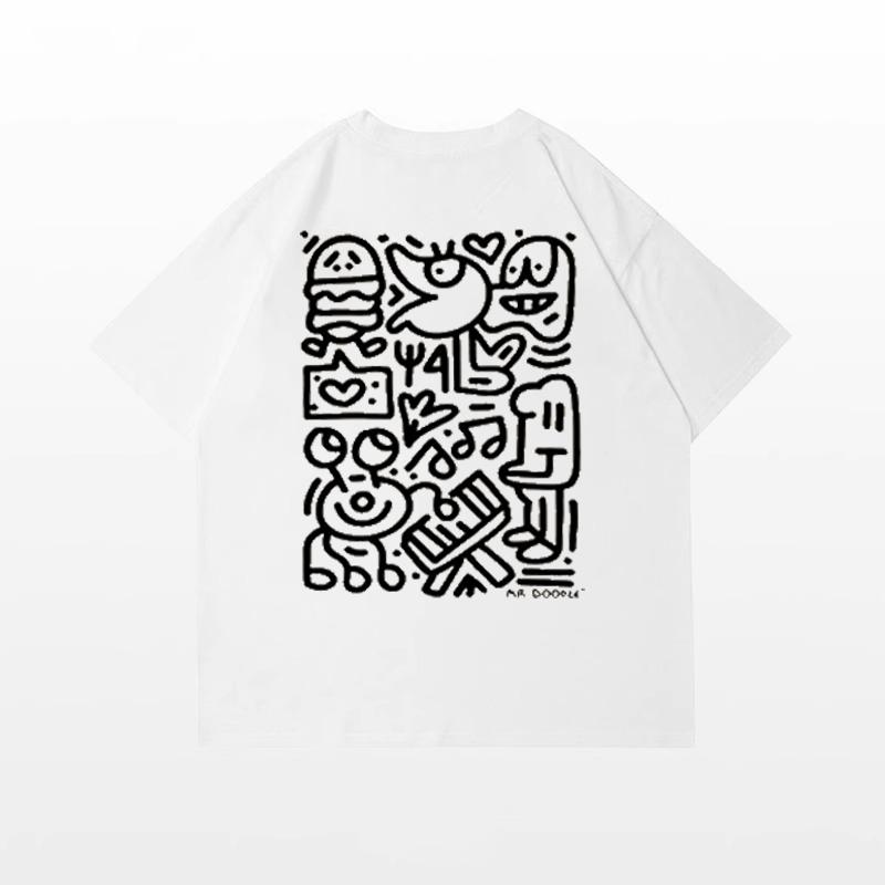 美式潮流「小怪獸」圓領TEE 純棉親膚 重磅260G 寬鬆版型