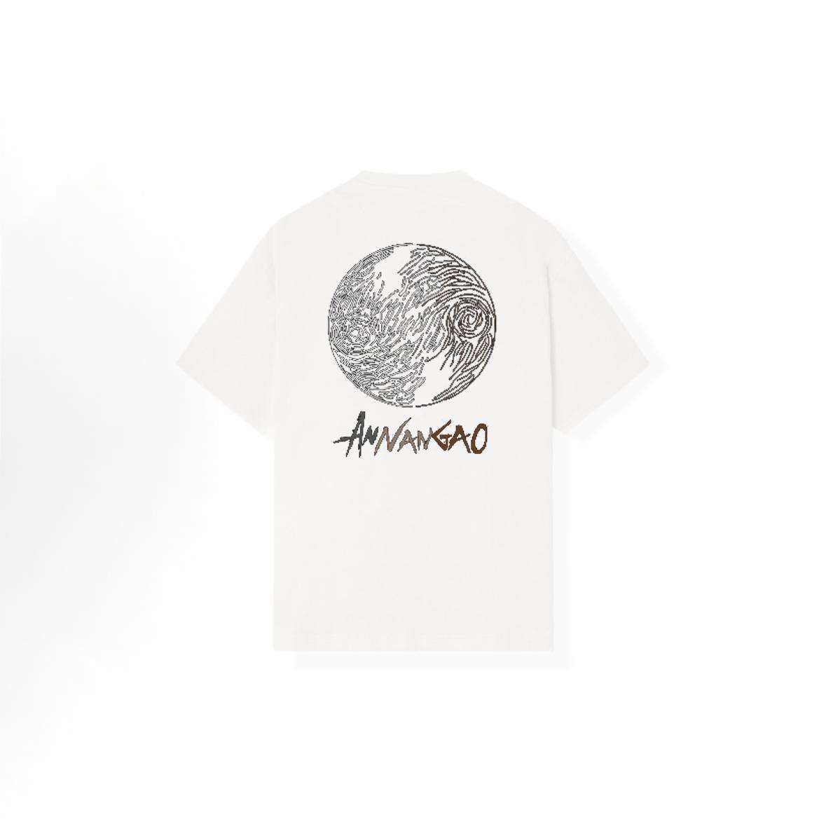 美式潮流「黑色星球」圓領TEE 純棉親膚 重磅260G 寬鬆版型