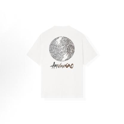 美式潮流「黑色星球」圓領TEE 純棉親膚 重磅260G 寬鬆版型