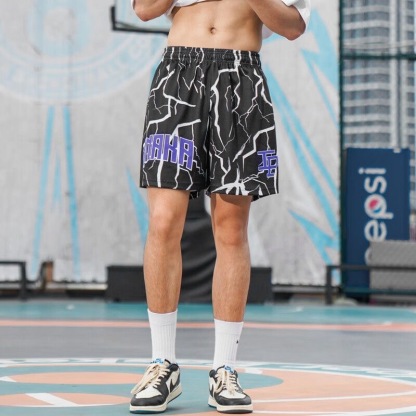 NAKA 美式運動短褲 四分褲「閃亮人生」 速乾透氣 涼感寬鬆