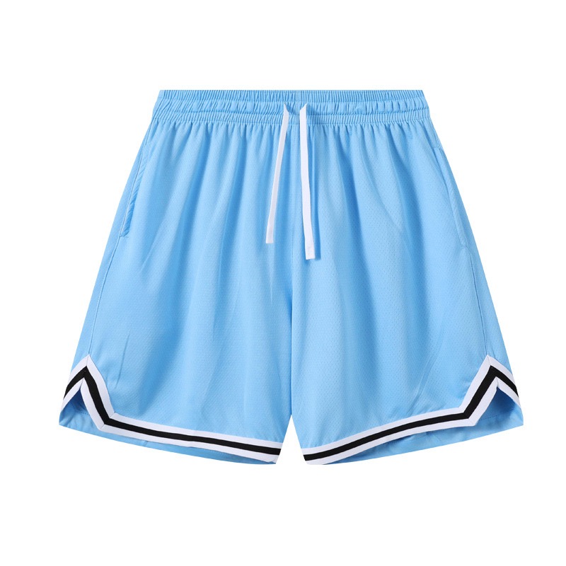 BKL 美式運動短褲 四分褲簡約 雙紋 速乾透氣 網眼面料｜3件899