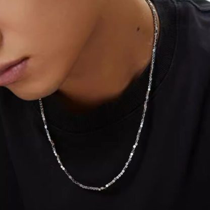 HT 「八方來財」碎銀 鈦鋼項鍊 真空電鍍金 高品質