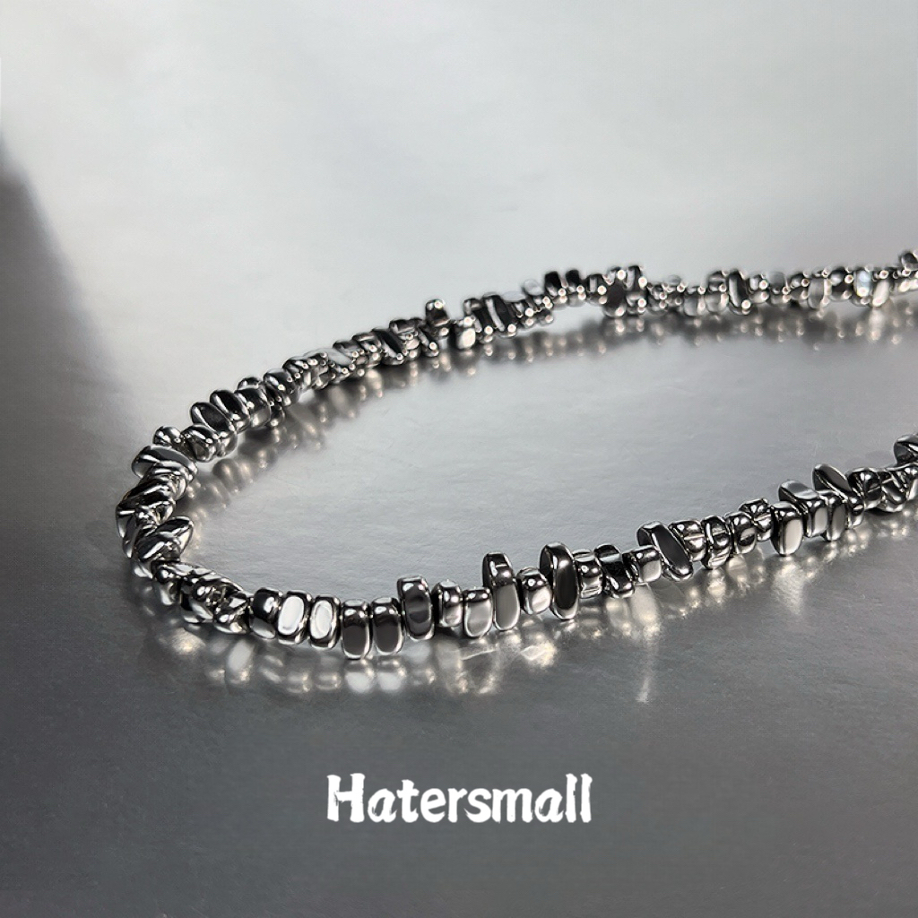 HT不規則銀石項鍊｜鈦鋼材質 有質感有態度