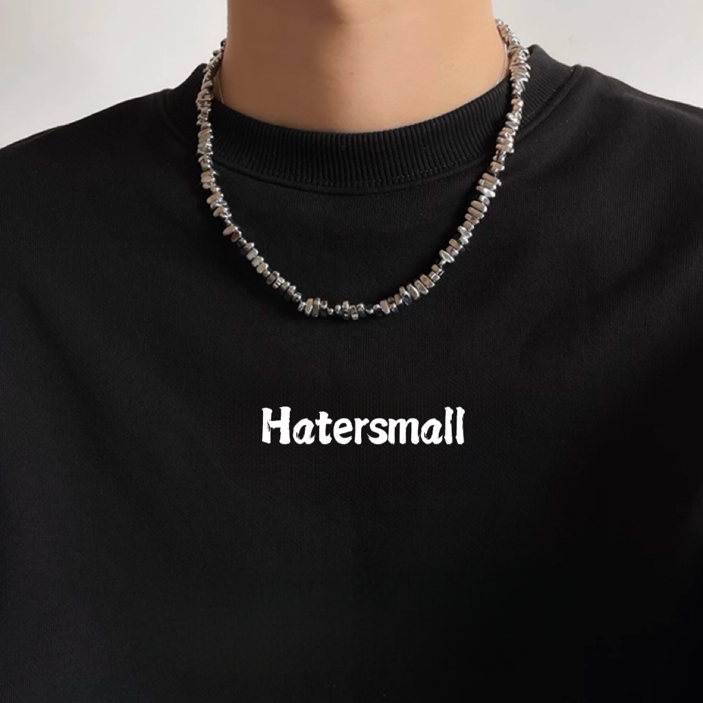 HT不規則銀石項鍊｜鈦鋼材質 有質感有態度