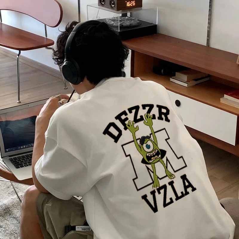 美式潮流「大眼仔」圓領TEE 純棉親膚 重磅280G 寬鬆版型