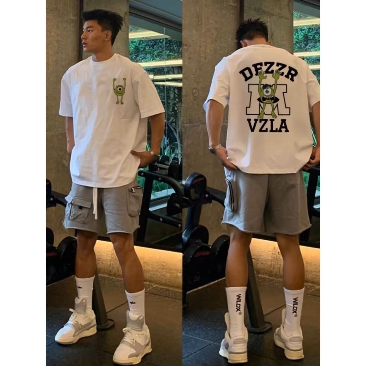 美式潮流「大眼仔」圓領TEE 純棉親膚 重磅280G 寬鬆版型