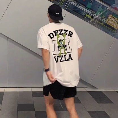 美式潮流「大眼仔」圓領TEE 純棉親膚 重磅280G 寬鬆版型