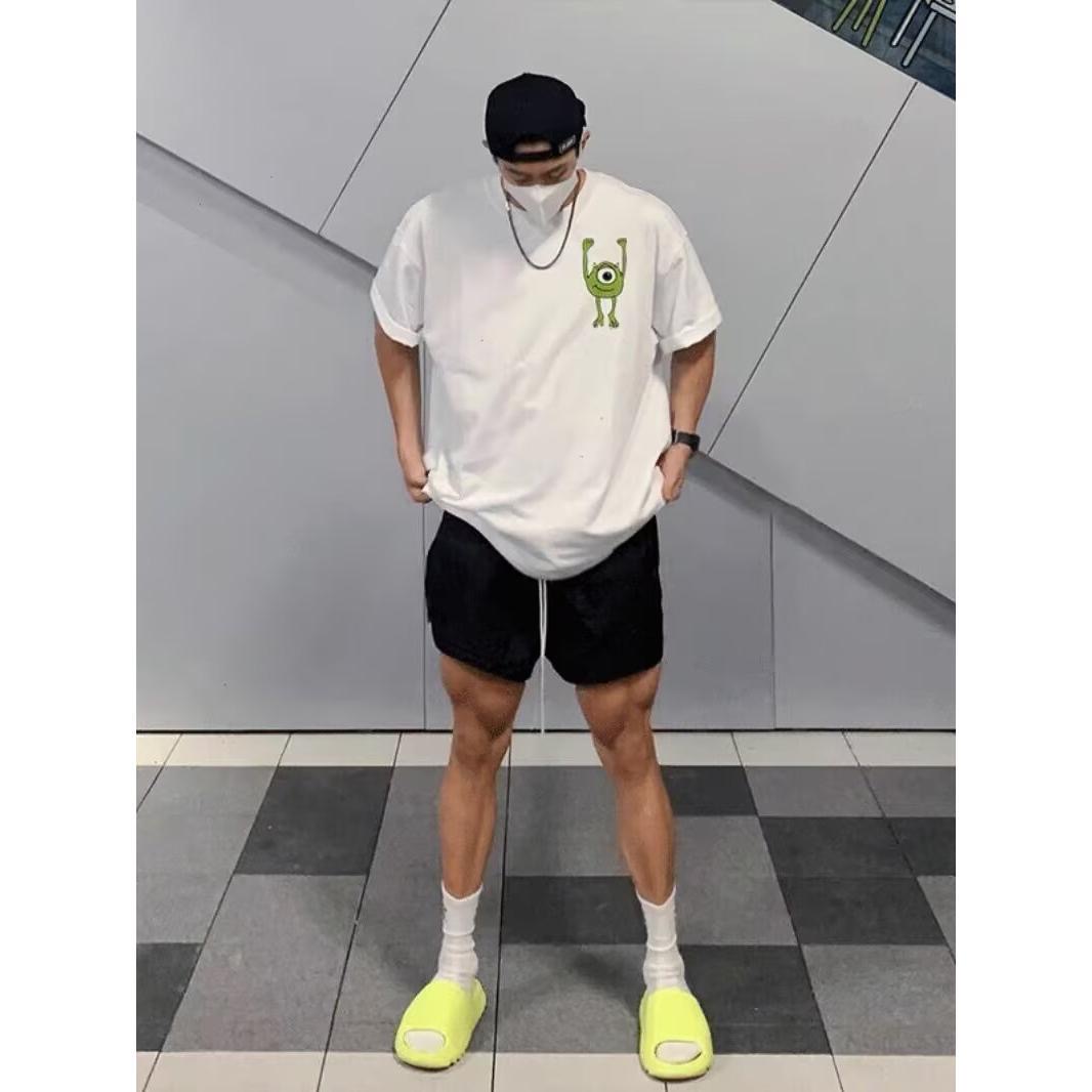 美式潮流「大眼仔」圓領TEE 純棉親膚 重磅280G 寬鬆版型