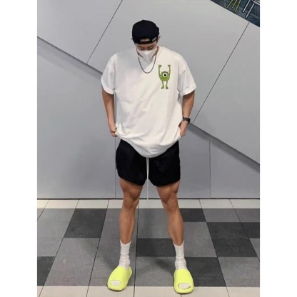 美式潮流「大眼仔」圓領TEE 純棉親膚 重磅280G 寬鬆版型