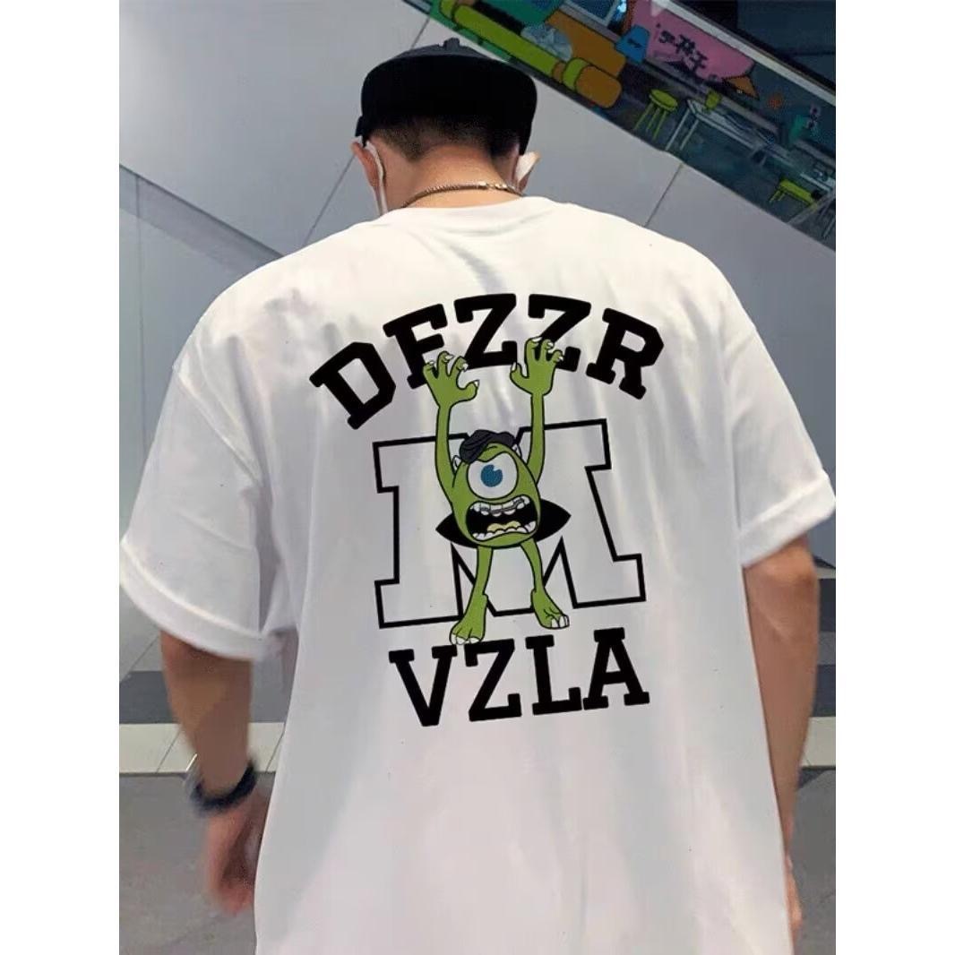 美式潮流「大眼仔」圓領TEE 純棉親膚 重磅280G 寬鬆版型