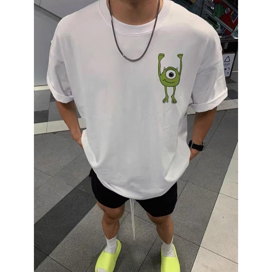 美式潮流「大眼仔」圓領TEE 純棉親膚 重磅280G 寬鬆版型