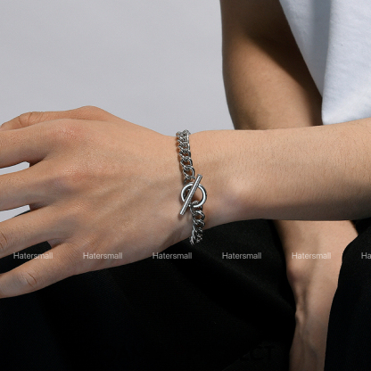 AK 美式高街古巴手鏈 鏈粗8mm 重磅有態度