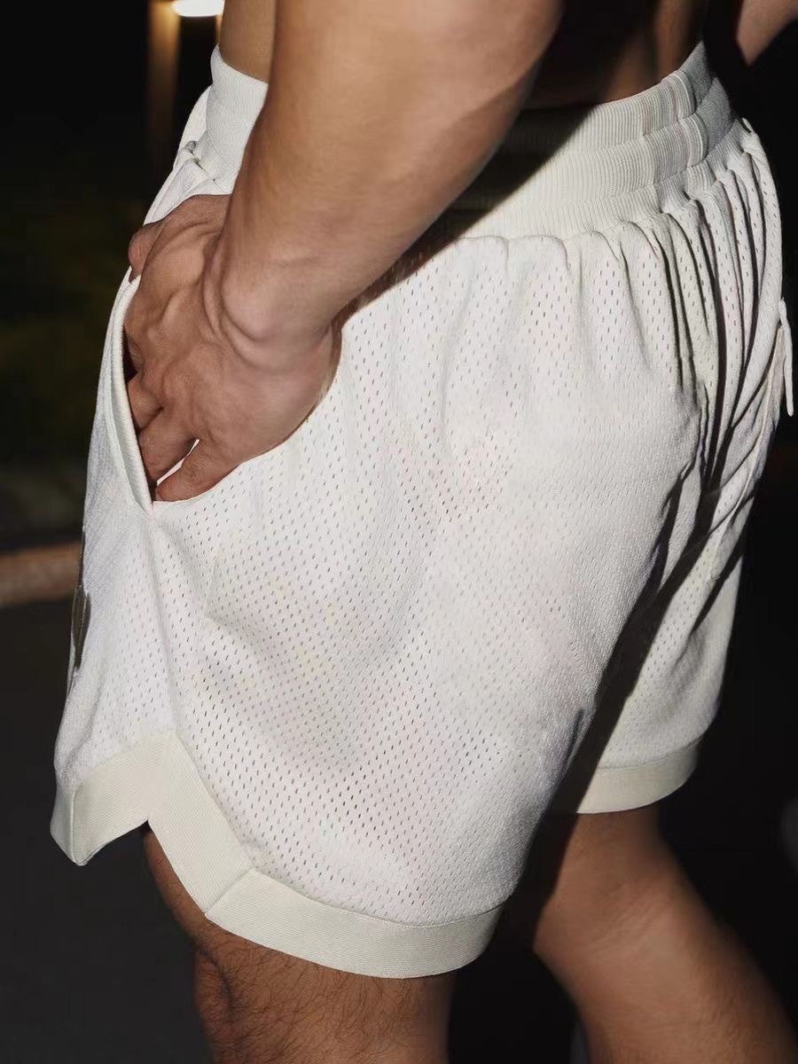 KN美式高街運動短褲 網眼短褲 五分褲 運動休閒 重磅寬鬆款