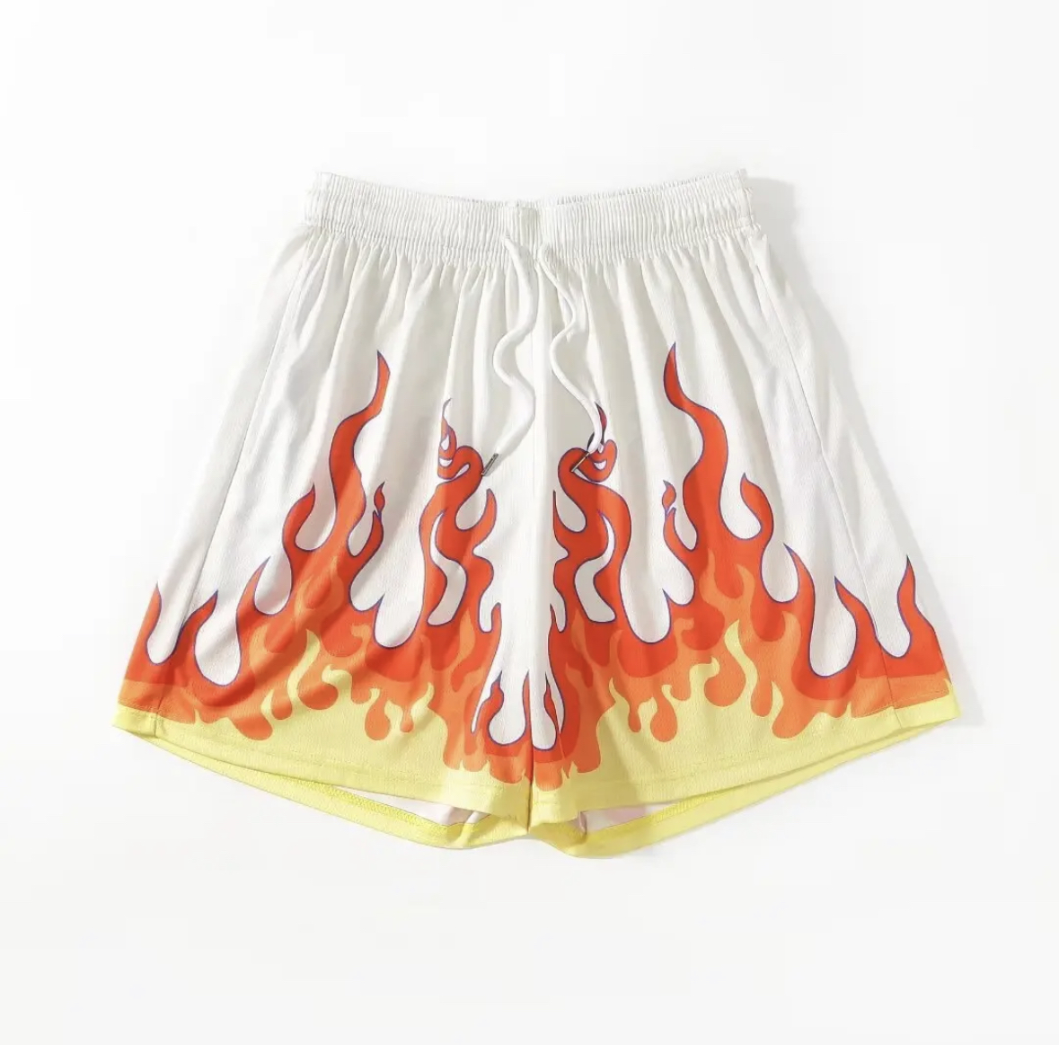 FIRE 美式運動短褲 夏季短褲 四分褲 休閒寬鬆 透氣速乾