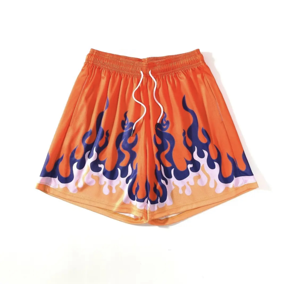 FIRE 美式運動短褲 夏季短褲 四分褲 休閒寬鬆 透氣速乾