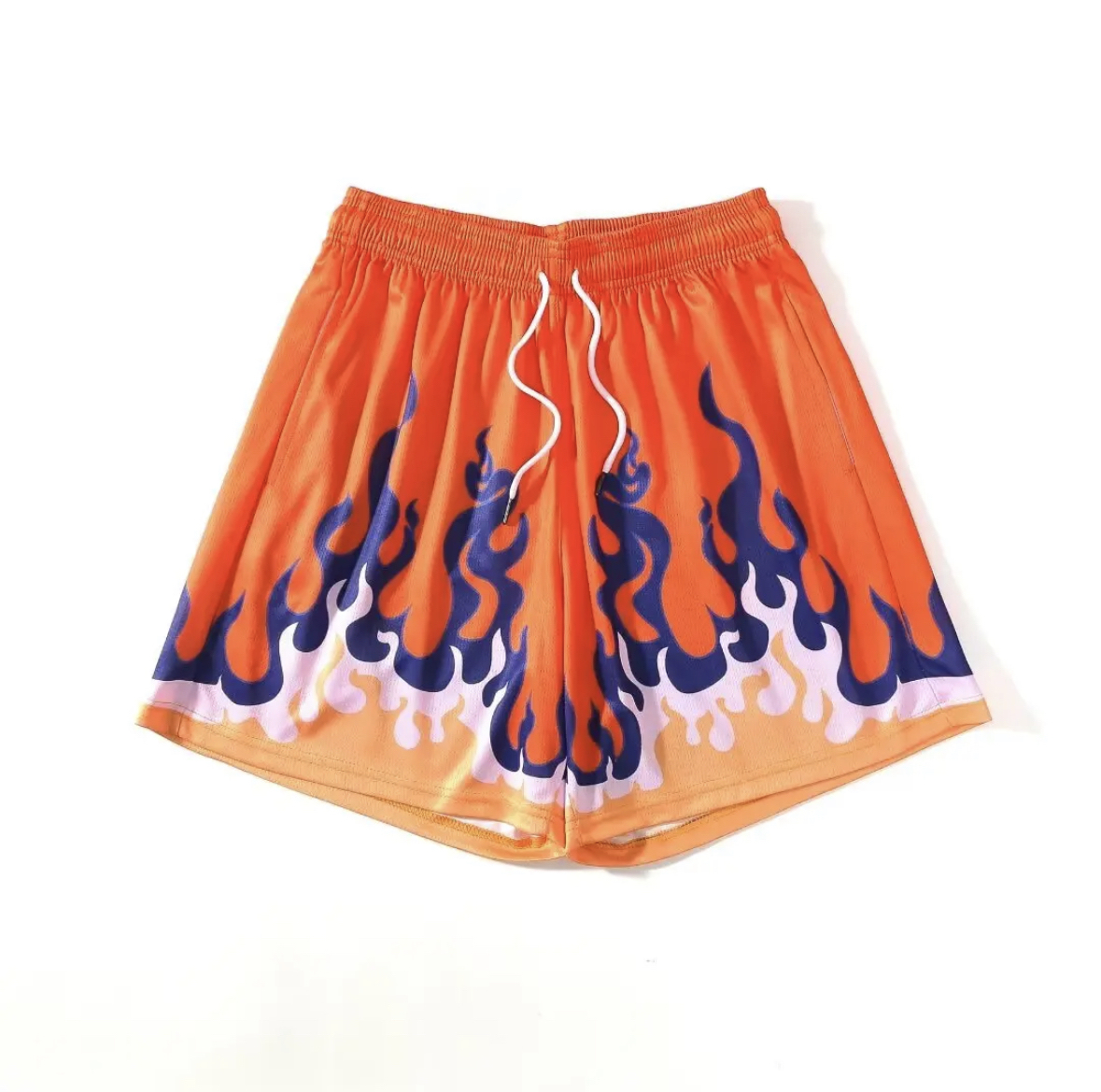 FIRE 美式運動短褲 夏季短褲 四分褲 休閒寬鬆 透氣速乾