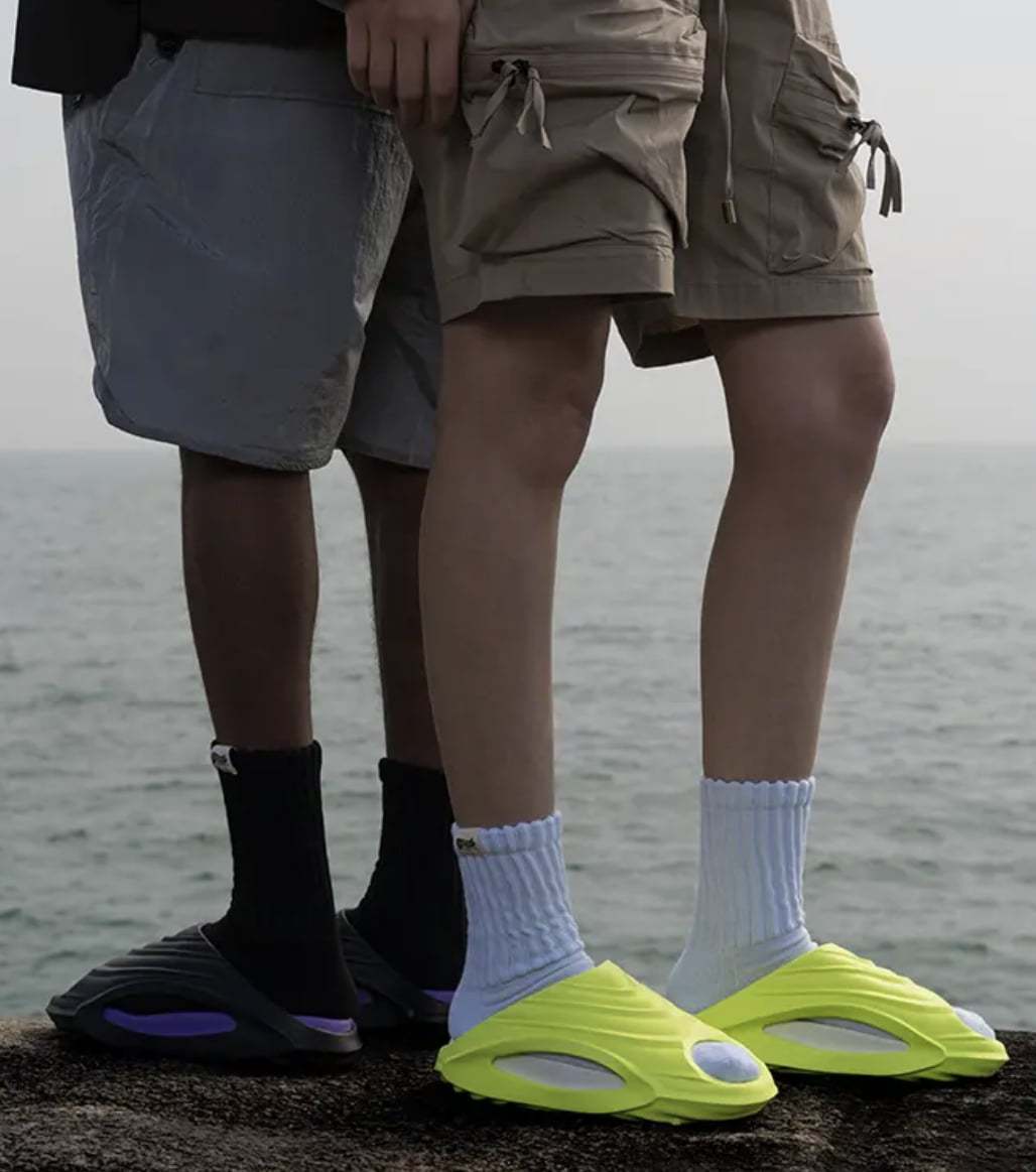 YSS拖鞋 運動百搭懒人拖鞋 5CM厚底踩屎感凉拖 户外防滑运动拖鞋 外穿 百搭經典