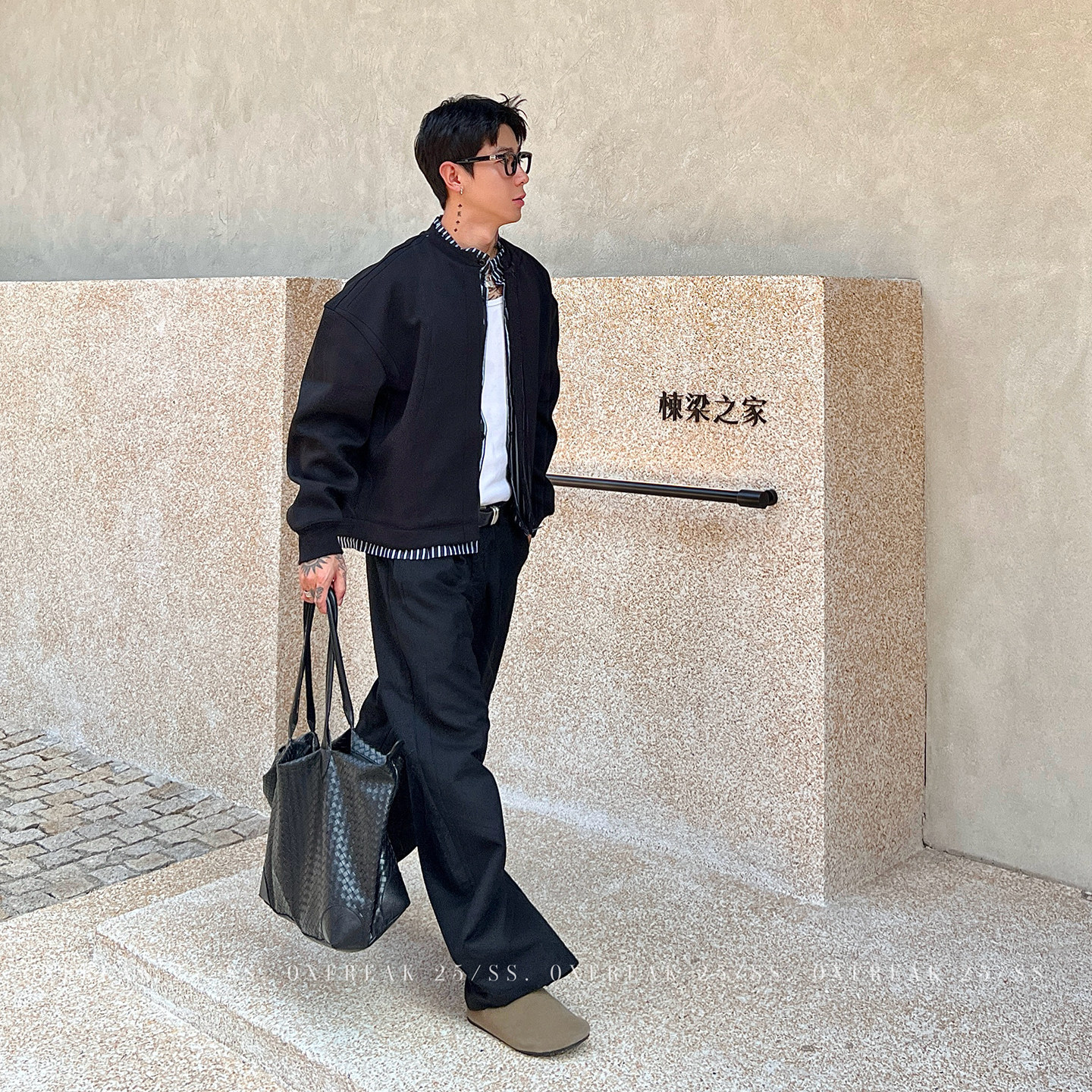 HT 秋冬假兩件飛行外套 外層衛衣內裡襯衫｜立領挺拔身姿