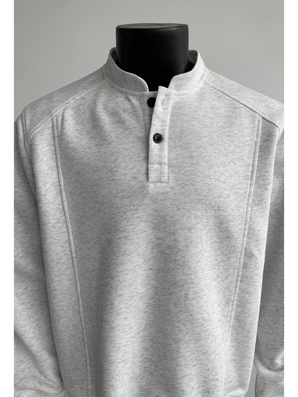 重磅 亨利領休閒打底衫 正肩上衣 休閒百搭