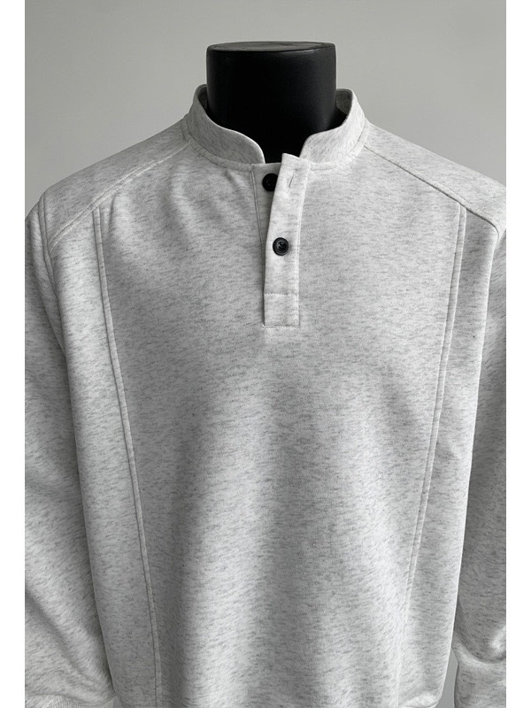 重磅 亨利領休閒打底衫 正肩上衣 休閒百搭