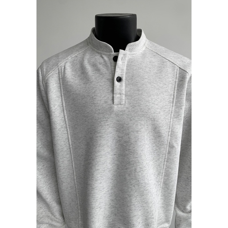 重磅 亨利領休閒打底衫 正肩上衣 休閒百搭