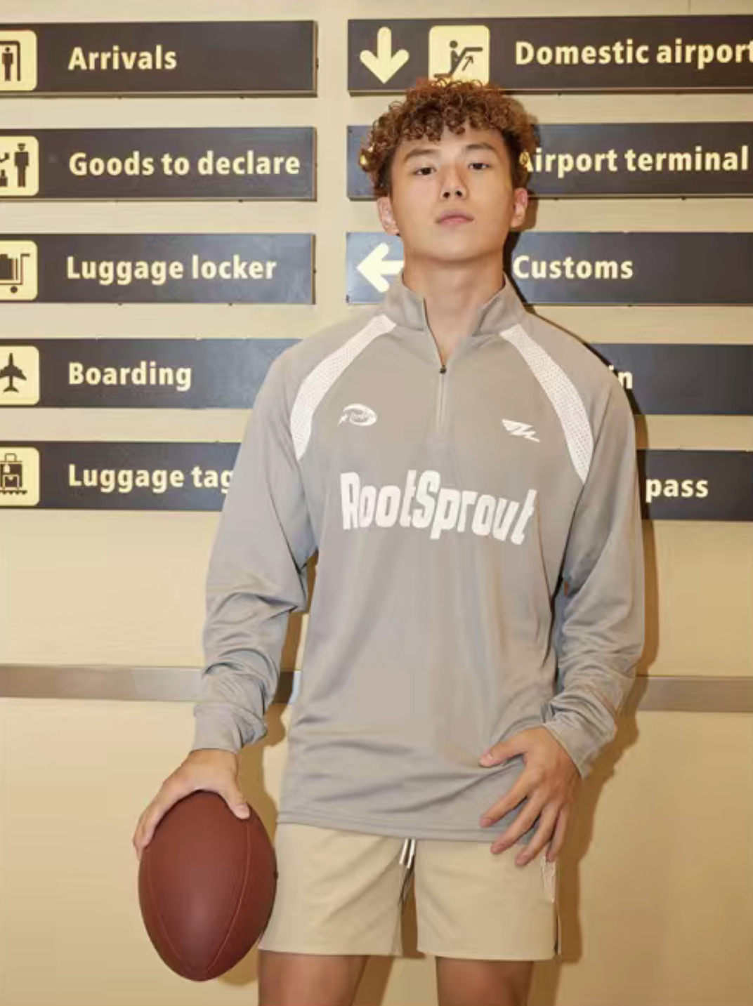 WA拉鍊長袖 拼接設計 寬鬆透氣 速乾涼感 健身訓練長袖 運動長袖