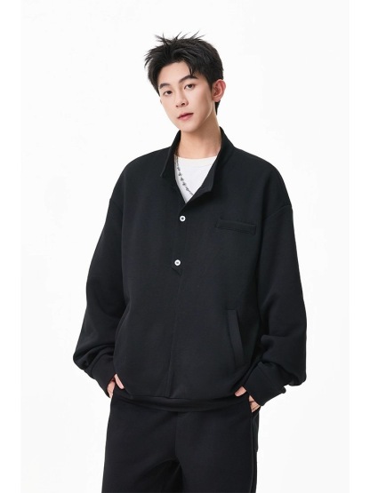 美式 復古休閒衛衣套裝 運動套裝｜寬鬆直筒