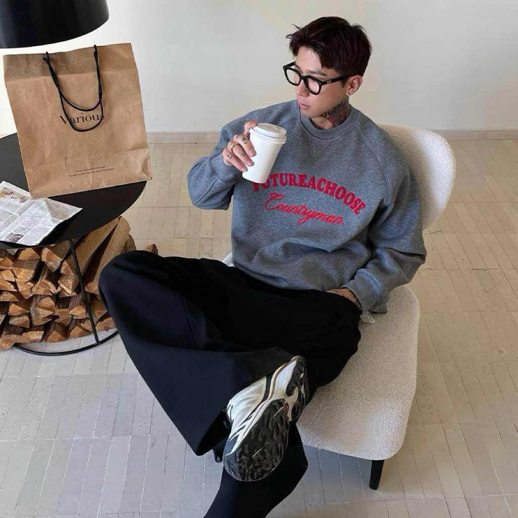 限量｜美系秋冬衛衣 刺繡款 復古寬鬆加絨 套頭衛衣