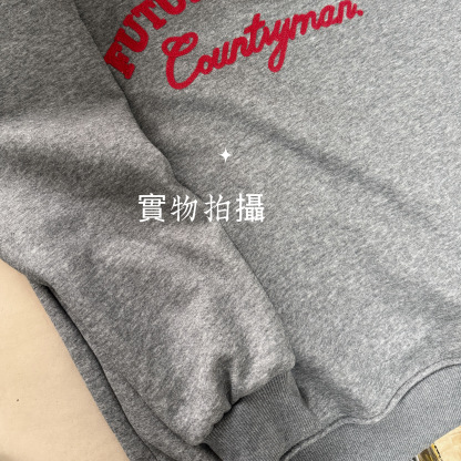 限量｜美系秋冬衛衣 刺繡款 復古寬鬆加絨 套頭衛衣