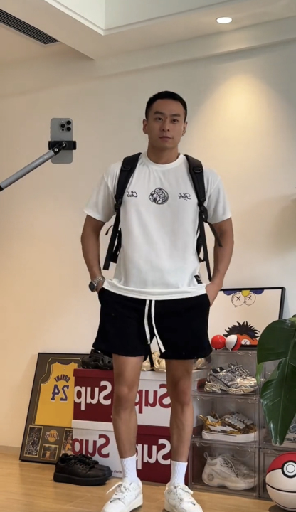 FightD夏季速乾運動短袖 為自己而戰 寬鬆透氣 垂順版型 T恤