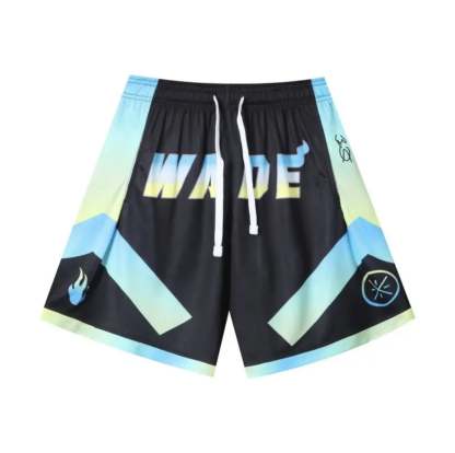 WD美式四分運動短褲 透氣寬鬆 韋德同款 運動短褲 速乾短褲