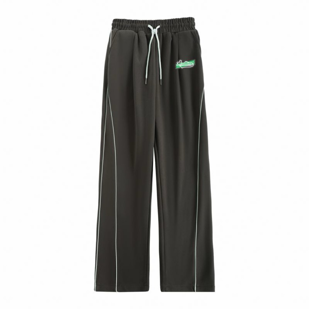 [Copy]AT美式衛褲 寬鬆直筒運動長褲 純棉 垂感親膚 斜切設計