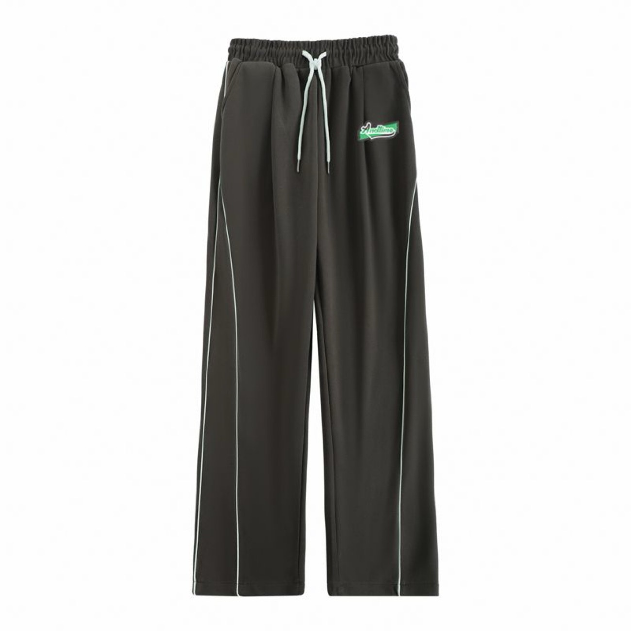 [Copy]AT美式衛褲 寬鬆直筒運動長褲 純棉 垂感親膚 斜切設計