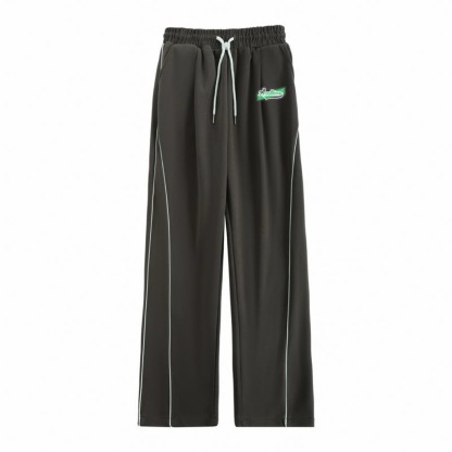 [Copy]AT美式衛褲 寬鬆直筒運動長褲 純棉 垂感親膚 斜切設計