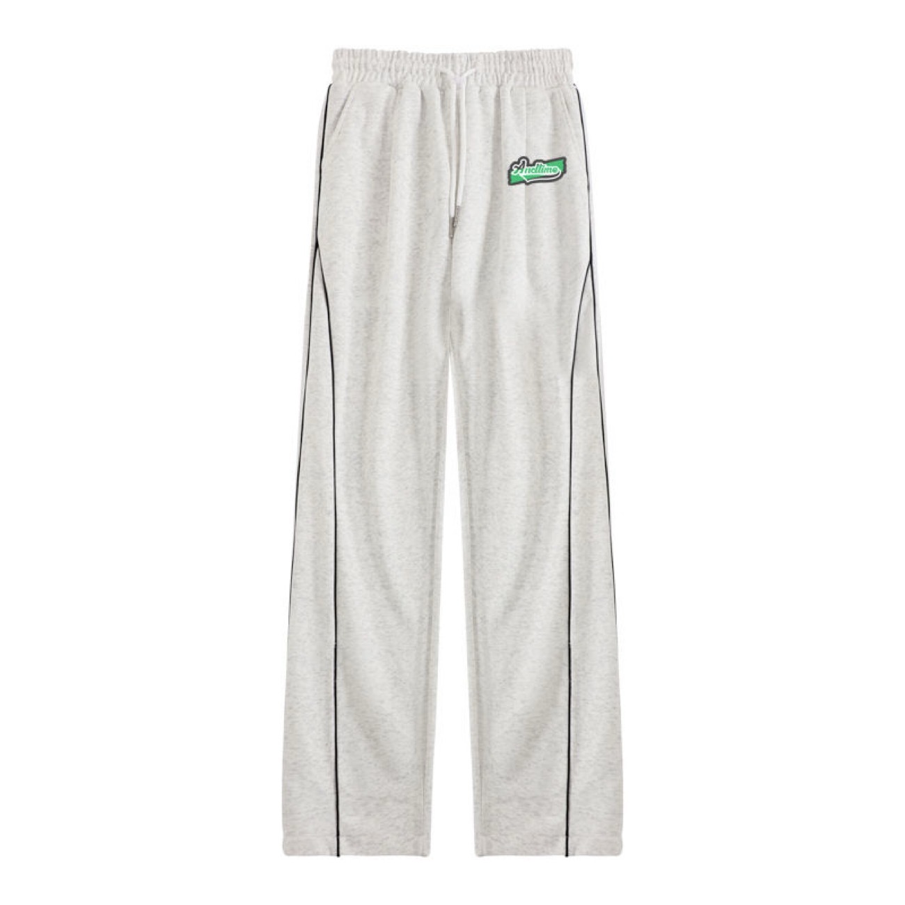 [Copy]AT美式衛褲 寬鬆直筒運動長褲 純棉 垂感親膚 斜切設計