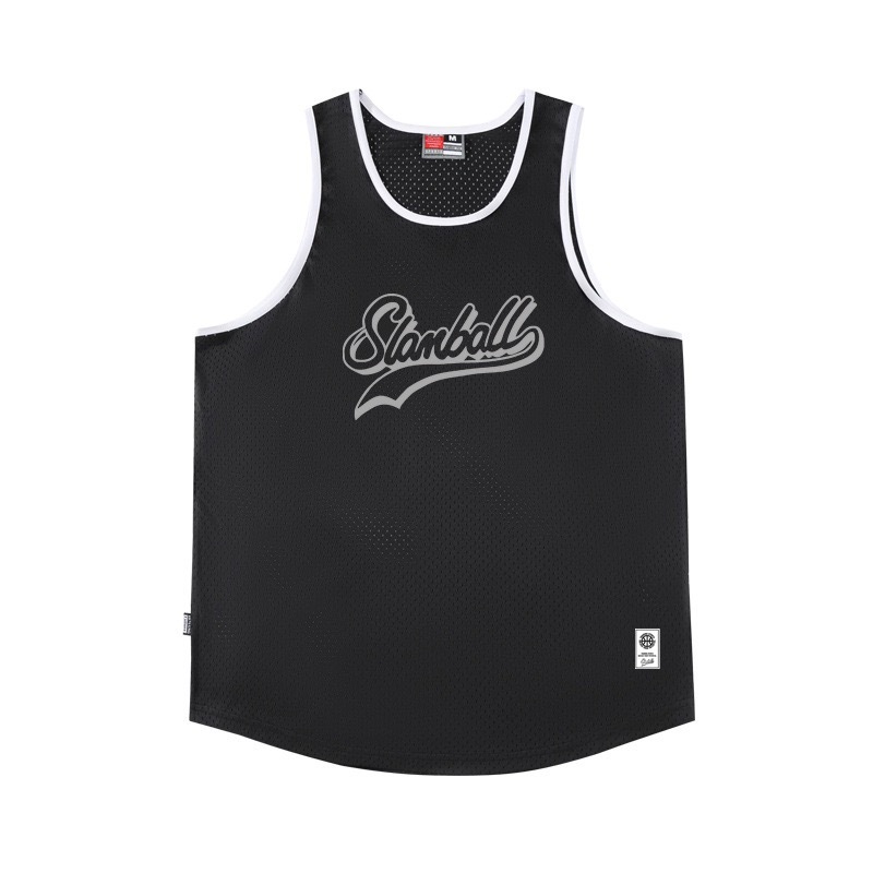 [現貨]美式運動網眼背心 窄肩訓練籃球球衣 夏網眼透氣 清涼速乾籃球背心男