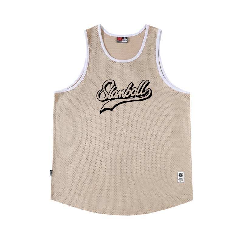 [現貨]美式運動網眼背心 窄肩訓練籃球球衣 夏網眼透氣 清涼速乾籃球背心男