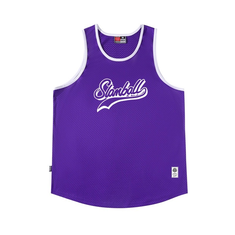 [現貨]美式運動網眼背心 窄肩訓練籃球球衣 夏網眼透氣 清涼速乾籃球背心男