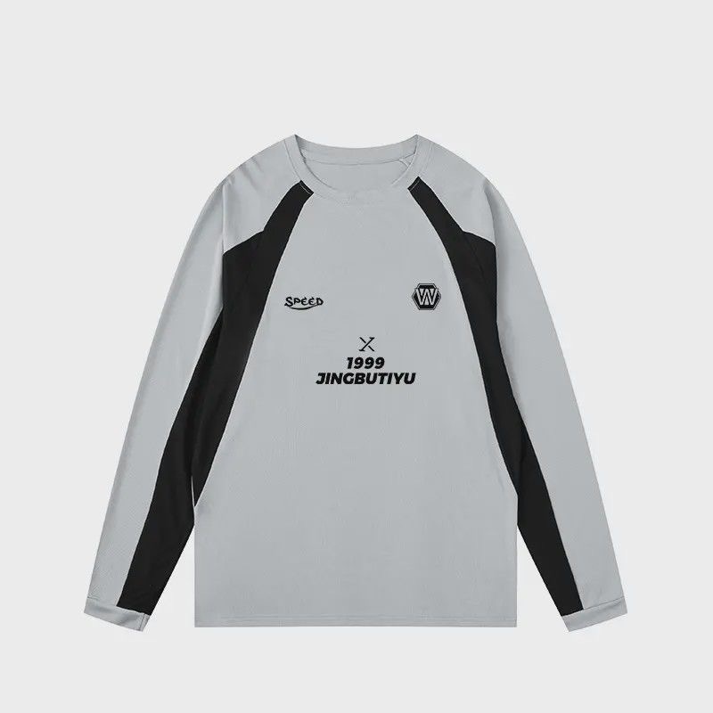 BKL美式運動長袖 插肩袖網眼面料 速乾透氣運動服 投籃服 