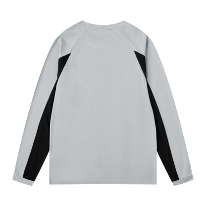 BKL美式運動長袖 插肩袖網眼面料 速乾透氣運動服 投籃服 