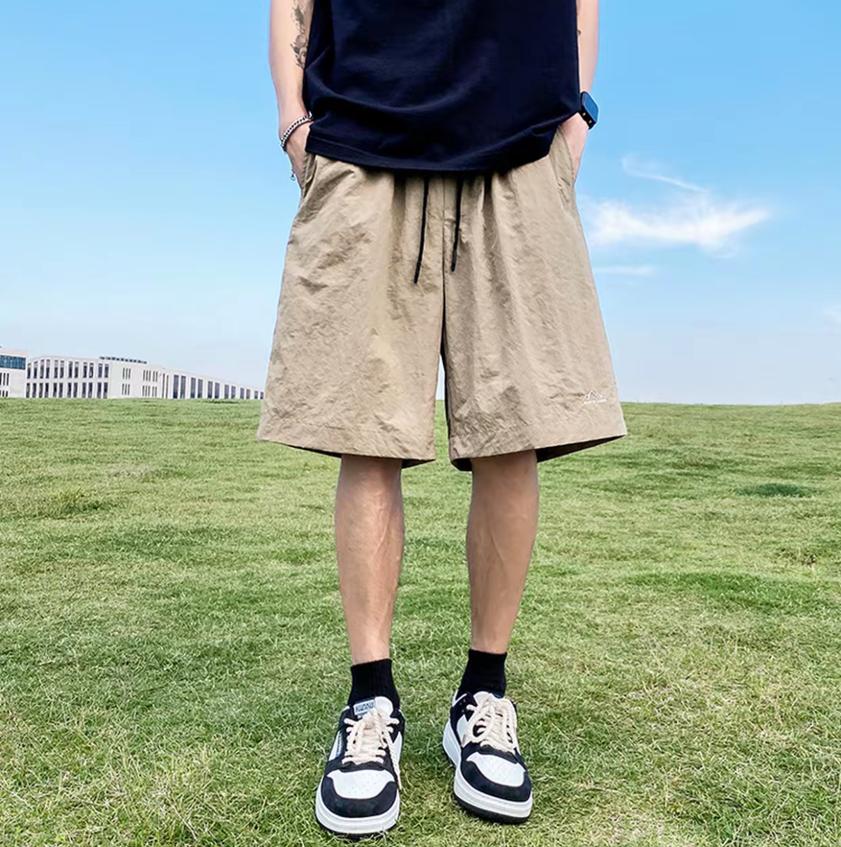 【日韓熱賣款】🔥速乾防水短褲 梭織褲五分褲｜涼感透氣 爬山鍛煉必備