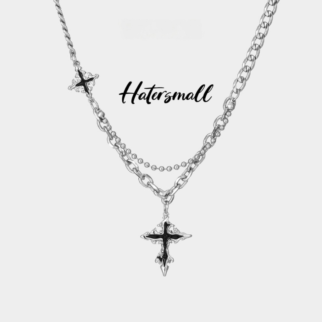 HT 男士項鍊 星芒十字架 重磅復古風｜長50+5公分