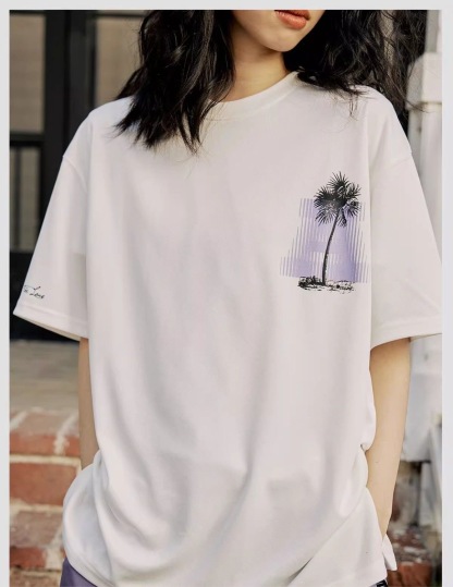 LSS 「夏日椰樹」速乾運動投籃服 寬鬆透氣 親膚不粘身 顯身材 男女同款