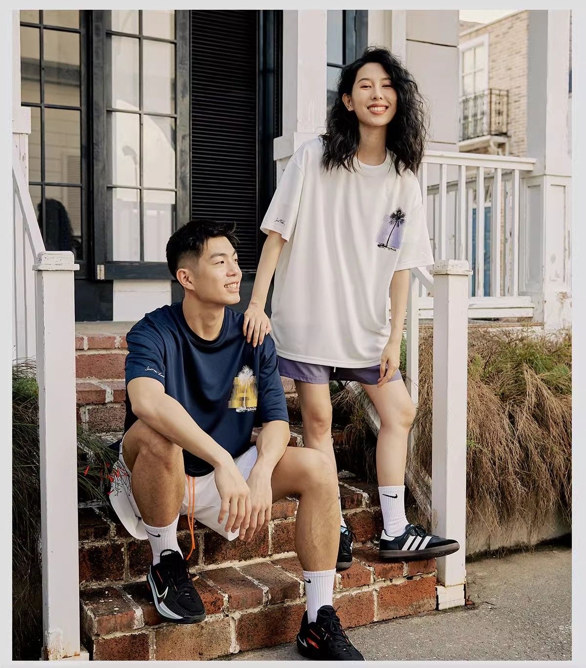 LSS 「夏日椰樹」速乾運動投籃服 寬鬆透氣 親膚不粘身 顯身材 男女同款