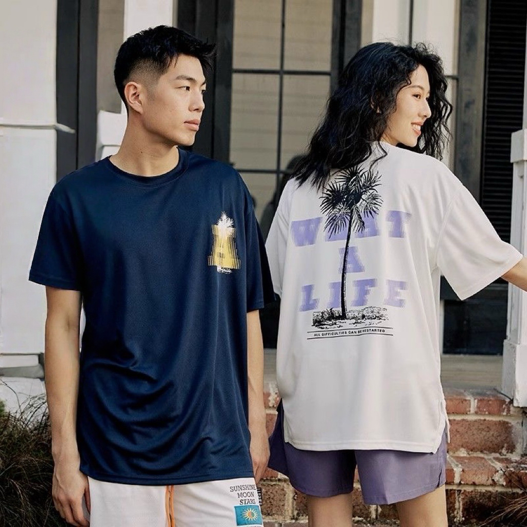 LSS 「夏日椰樹」速乾運動投籃服 寬鬆透氣 親膚不粘身 顯身材 男女同款
