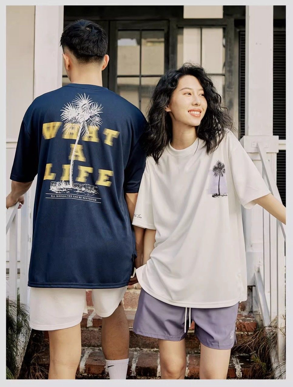 LSS 「夏日椰樹」速乾運動投籃服 寬鬆透氣 親膚不粘身 顯身材 男女同款